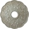 Ekena Millwork Terrones Butterfly Ceiling Medallion (Canopies up to 3 7/8"), 17 7/8"OD x 3 7/8"ID x 1"P, Flash Gold CM17TSFLS - alternate 1